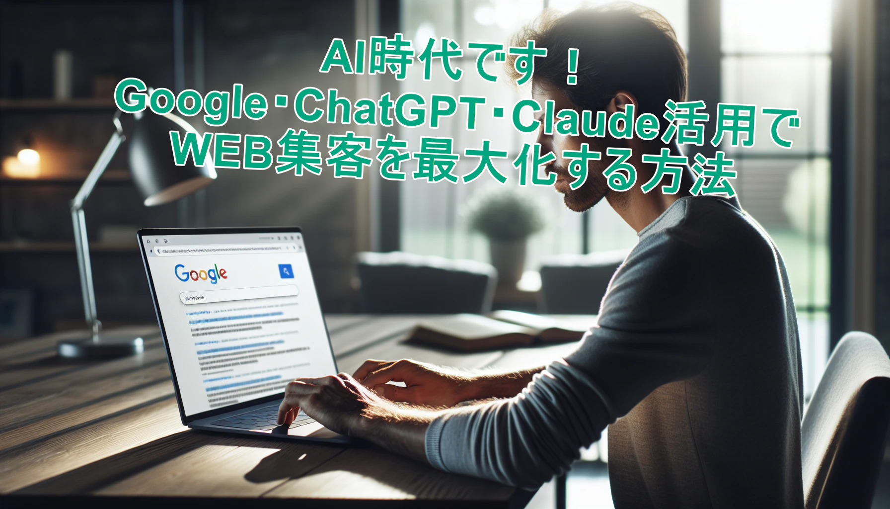 AI時代です！Google・ChatGPT・Claude活用でWEB集客を最大化する方法