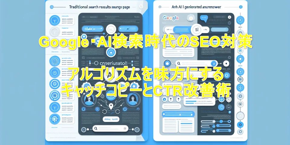 Google・AI検索時代のSEO対策｜アルゴリズムを味方にするキャッチコピーとCTR改善術